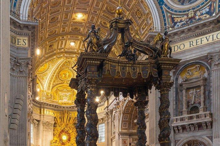 Papal Audience Access with Host in Vatican City