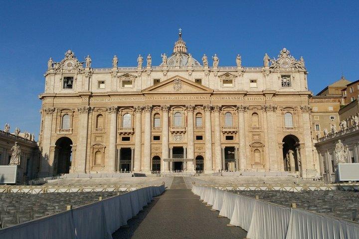 Papal Audience Access with Host in Vatican City