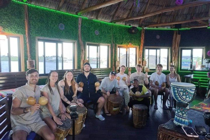 Overwater Garifuna Drum Class at The Mayan