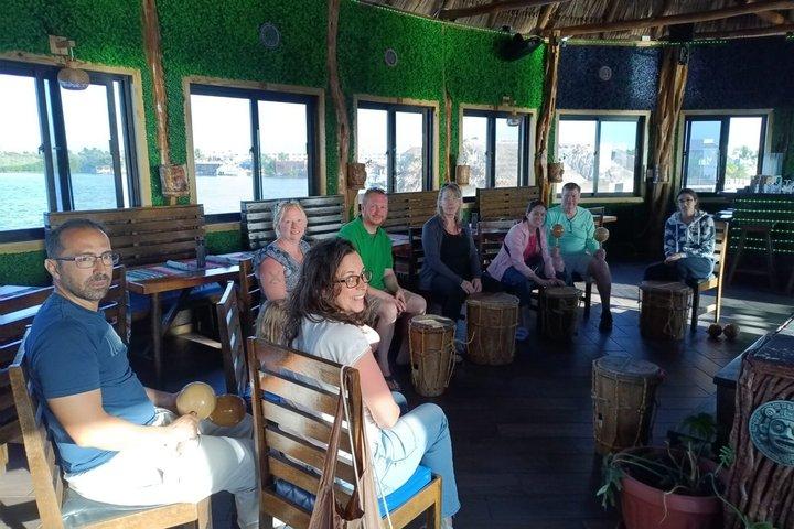 Overwater Garifuna Drum Class at The Mayan