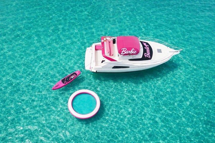 Barbie Pink Miami Yacht Rental | 2 Free Jet skis | Private Boat