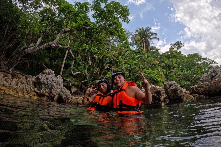 Puerto Vallarta: Tropical Fish Snorkeling and Zipline Tour