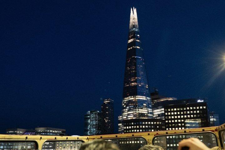London Vintage Open Top Bus Night Tour with Live Guide