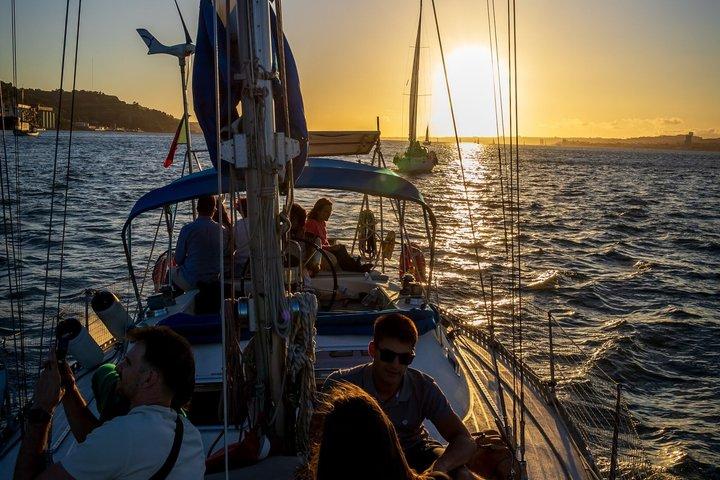 2 Hour Sailboat Sunset Tour by RiverMountain Lisbon