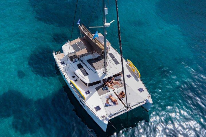 Athens Half Day Catamaran Cruise: Morning or Dinner Options