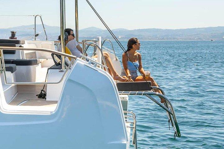 Athens Half Day Catamaran Cruise: Morning or Dinner Options