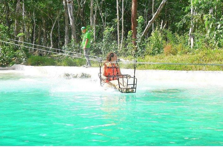 Tulum Jungle 1KM Zipline+ATV+Cenote+Water Zipline & Rappel