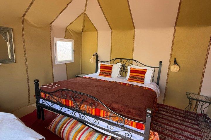 Merzouga camel ride, overnight stay at Desert Luxury Camp
