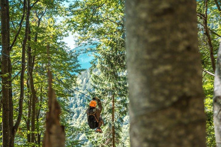 Thrilling Zipline Adventure in Bovec's Julian Alps