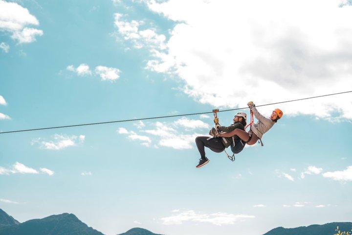 Thrilling Zipline Adventure in Bovec's Julian Alps