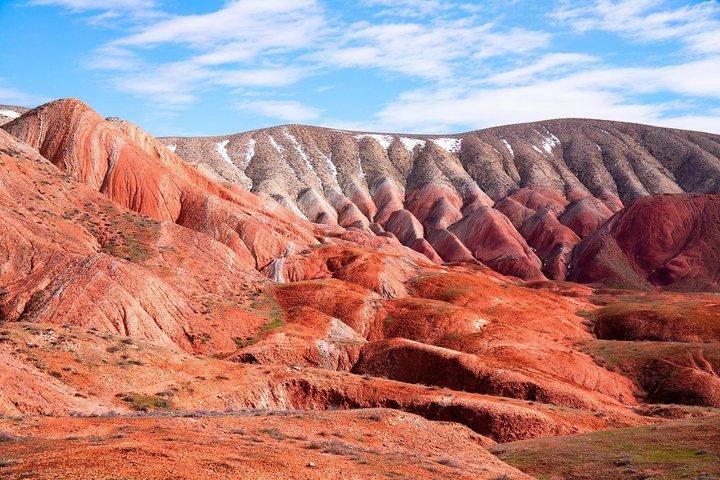Baku to Khinaliq Village & Candy Cane Mountains Guided Day Trip