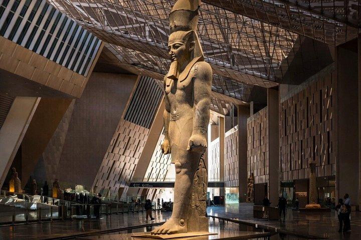 GEM and Pyramids of Giza Day Trip By Bus From Sharm El Sheikh