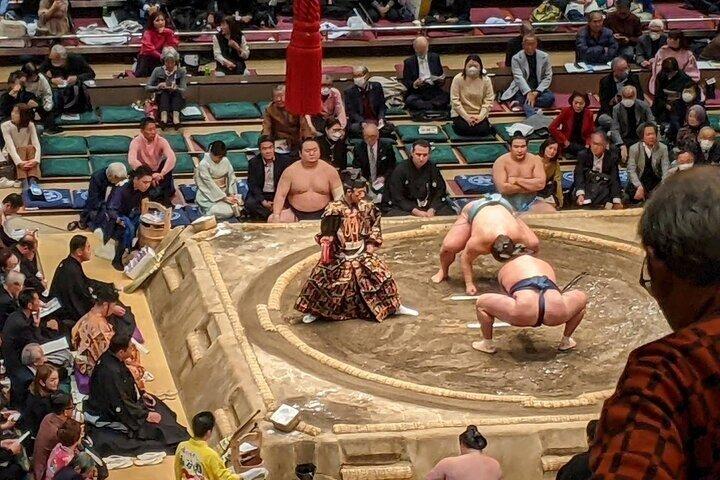 Nagoya Grand Sumo Tournament Experience with A-Seat Ticket