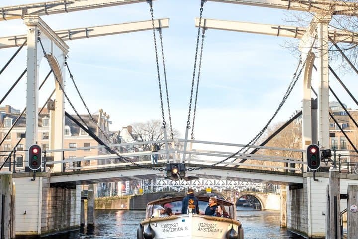 Amsterdam Luxury Open Boat Cruise with Optional Unlimited Drinks