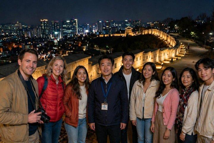 Seoul Walking Tour Naksan Night Views & City Wall Mural Village