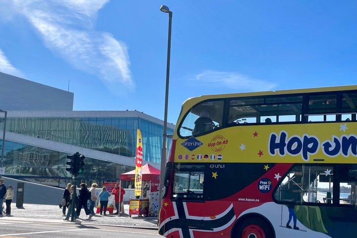 Oslo: 24 hours Hop-On Hop-Off Sightseeing Bus Ticket Gray Line