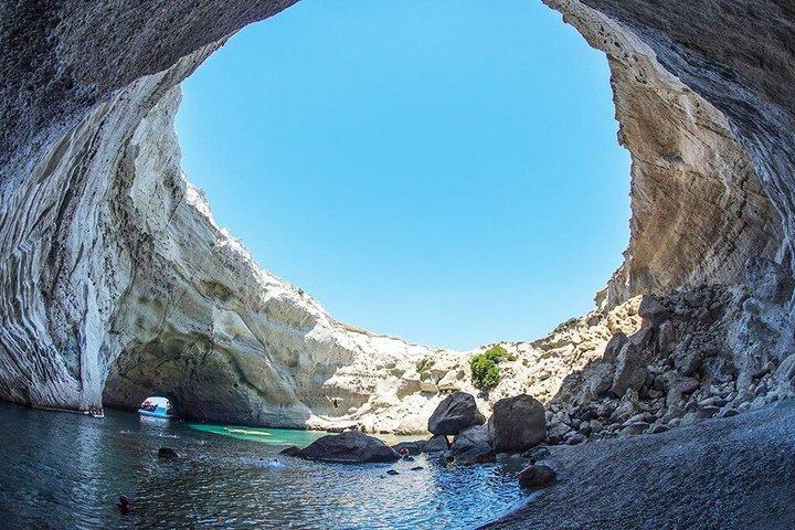Milos Kleftiko Sailing Cruise with Lunch, Drinks & Snorkeling