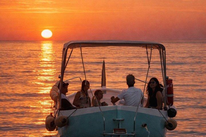 Cinque Terre Sunset Tour by Private Boat with Pesto and Typical Wine