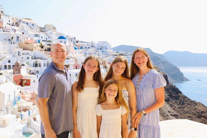Family Casual Photoshoot in Santorini
