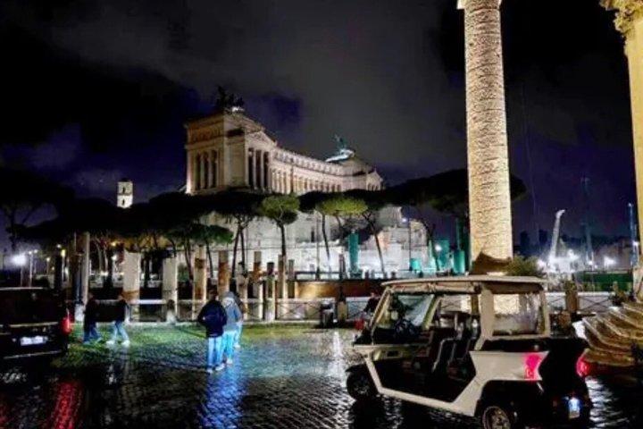 Rome by Night Golf Cart Private Tour