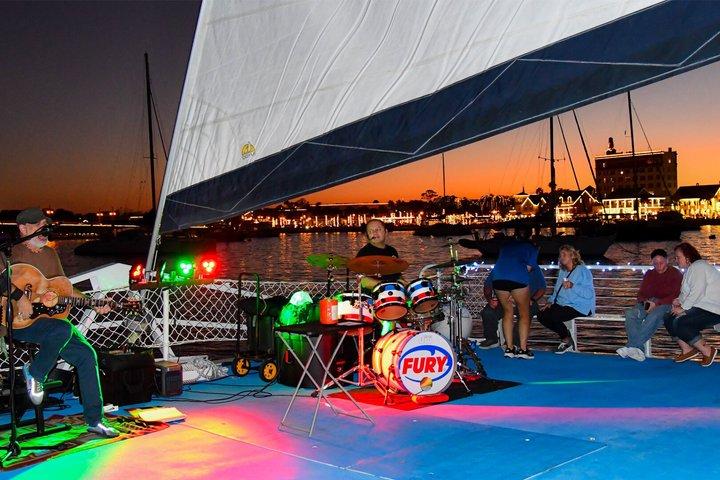St Augustine Nights of Lights Tour with Live Music and Sunset Opt