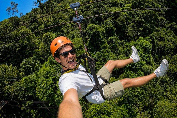 Jungle Zipline Adventure: 10 Cables, Tree Bridge Bar & Sea Views