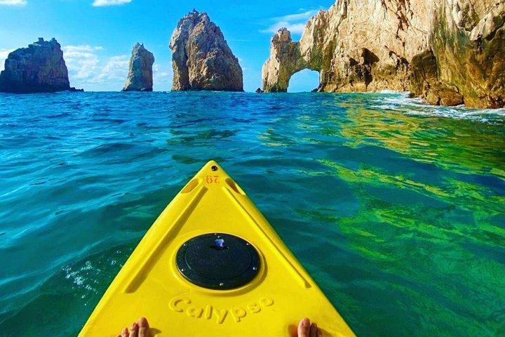 Cabo Kayak & Snorkel Adventure to the Arch with Glass Bottom