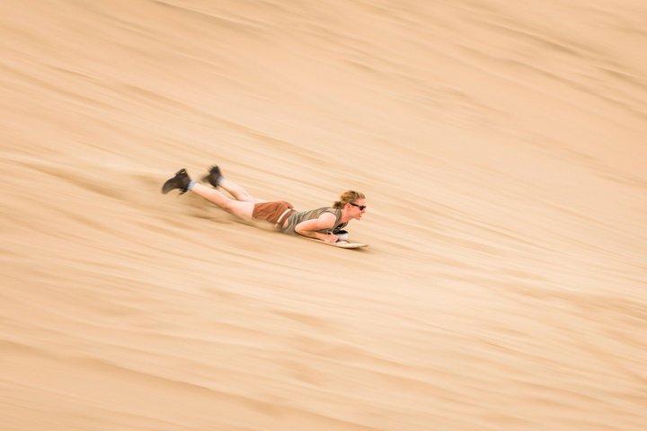 Dune Buggy and Sandboarding Sunset Experience