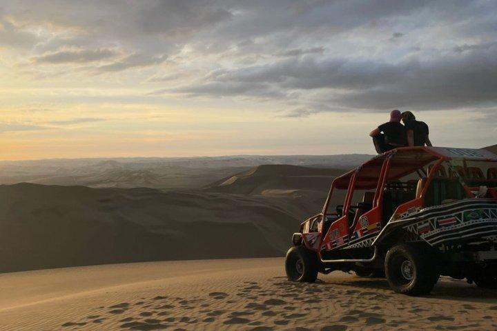 Dune Buggy and Sandboarding Sunset Experience