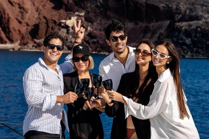 Half Day Premium Catamaran Cruise in Santorini including Oia