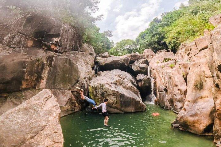 Private Tour Ba Ho Waterfall Trekking Climbing and Swimming