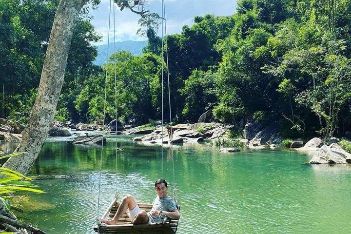 Private Tour Ba Ho Waterfall Trekking Climbing and Swimming