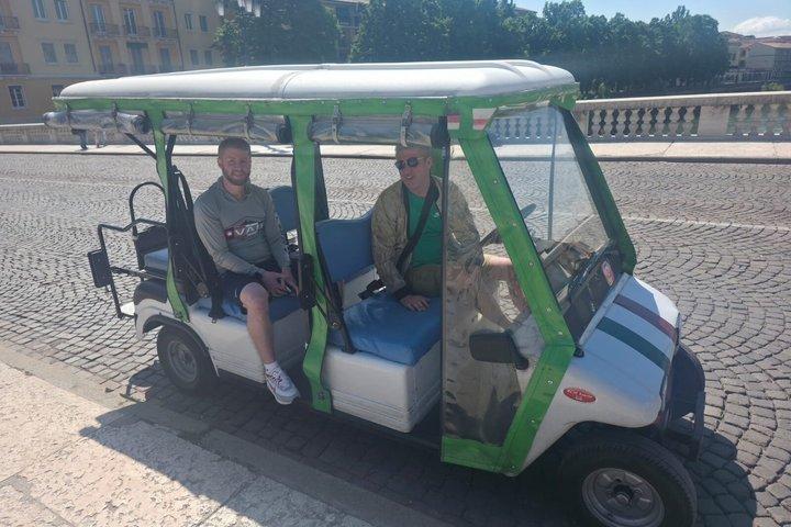 Verona Golf Cart Tour Roman Theatre and Castello San Pietro