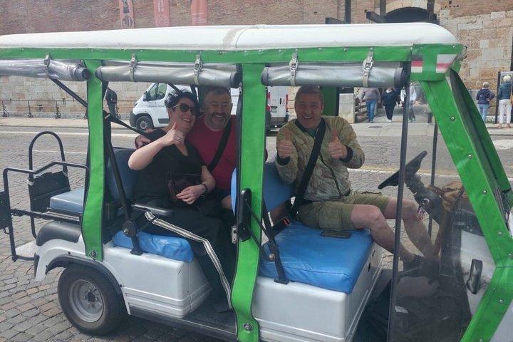 Verona Golf Cart Tour Roman Theatre and Castello San Pietro