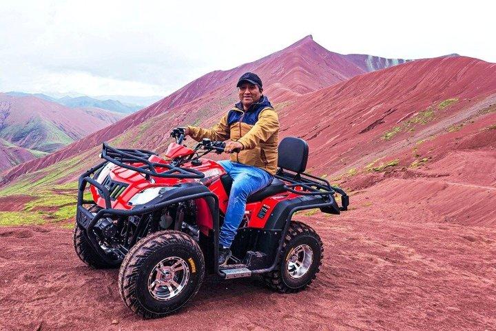 From Cuzco : Red Valley and Rainbow Mountain Tour on ATVs