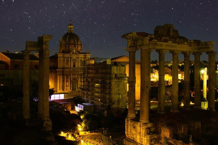 Rome by Night in Golf Cart