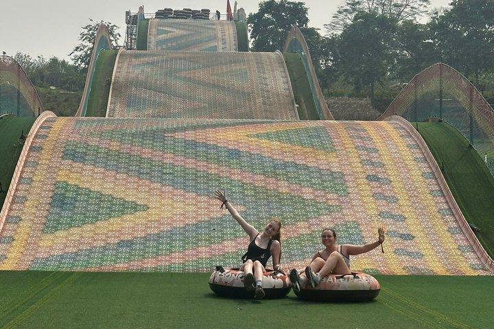 Hanoi Rainbow Slide and Animals Feeding Half Day Experience