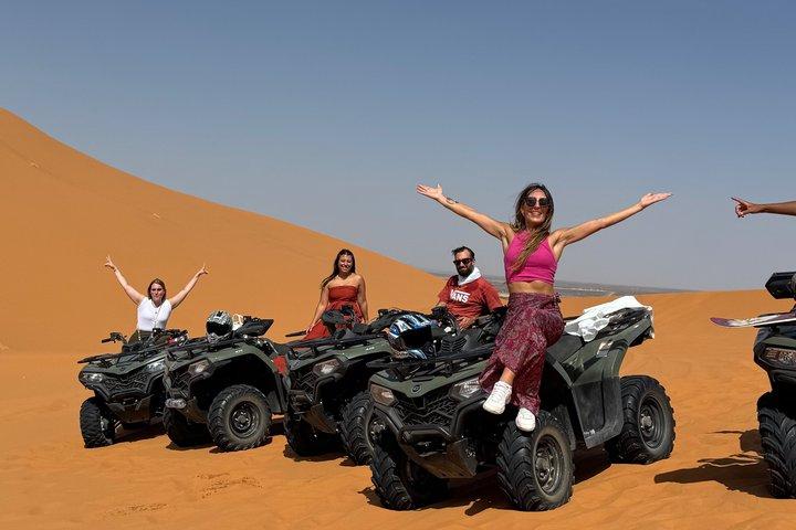 Merzouga dunes quad biking & Sandboarding Experience