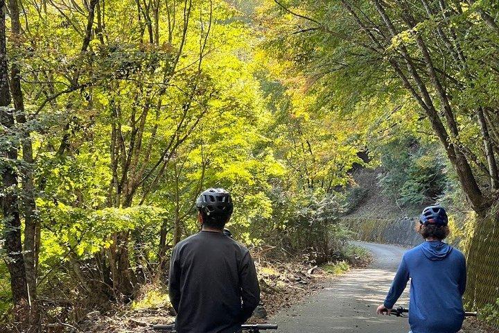 Osaka Japan E MTB Trail Ride: Katsuo-ji Temple & Pilgrim Trails