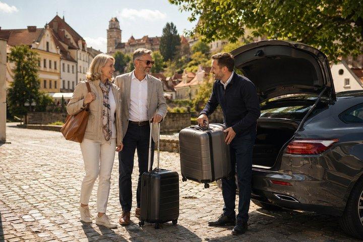 Private Transfer from Prague to Salzburg with Scenic Stops