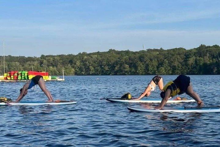 Rise and Shine Paddleboard Yoga Class in Chelmsford