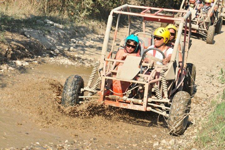 Alanya 4 in 1 Combo Tour Buggy ,Rafting, Zipline, Jeep Safari