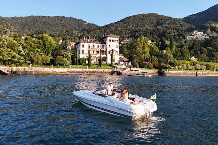 Lake Como Private Boat Tour with Stop in Bellagio or Varenna