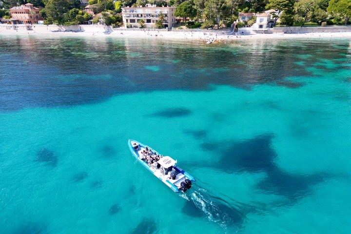 From Nice : Secret Riviera Boat Tour to Mala cave with Snorkeling