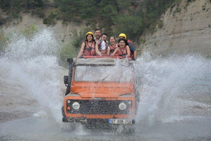 Side Super Combo 4-in-1: Rafting, Jeep Safari, Buggy & Zipline