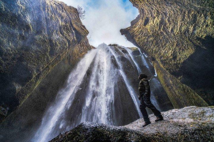 Iceland South Coast, Black Sand Beach with Waterfalls Day Tour