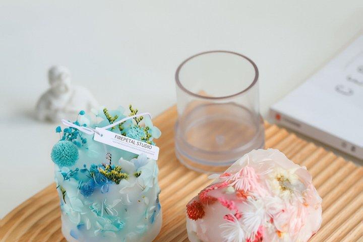 Floral Embossed Candle Workshop in London