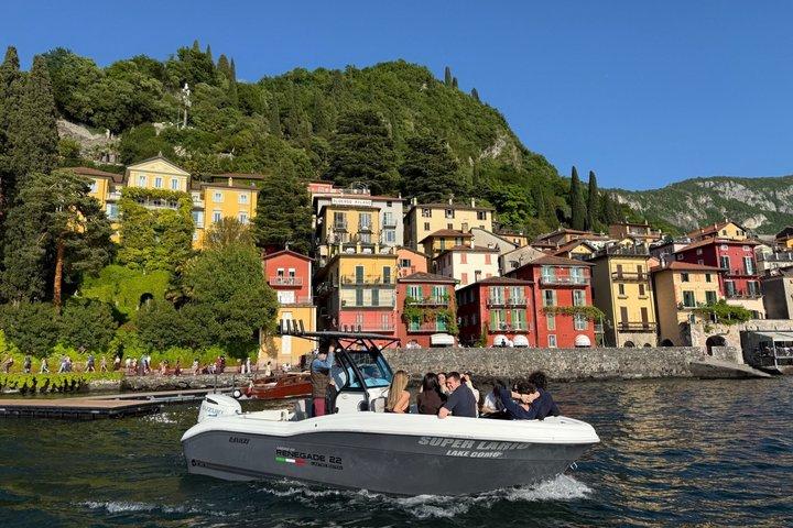 Lake Como Boat Tour with Wine, Swim, Photoshoots & Scenic Views