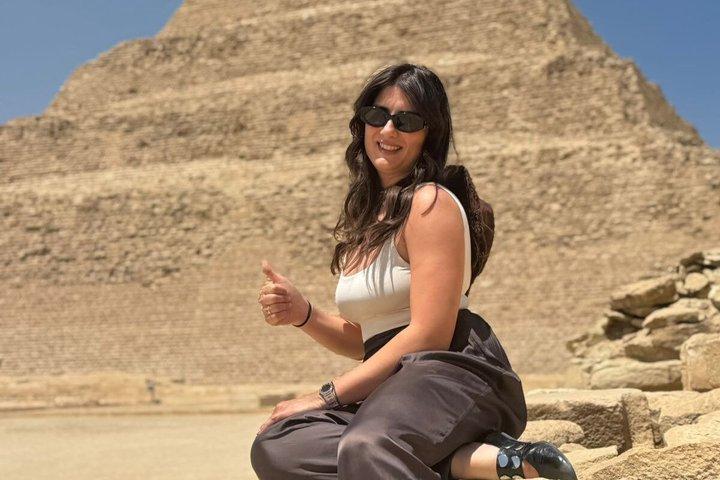 Day Tour Saqqara Pyramids Memphis Dahshur Pyramid Felucca