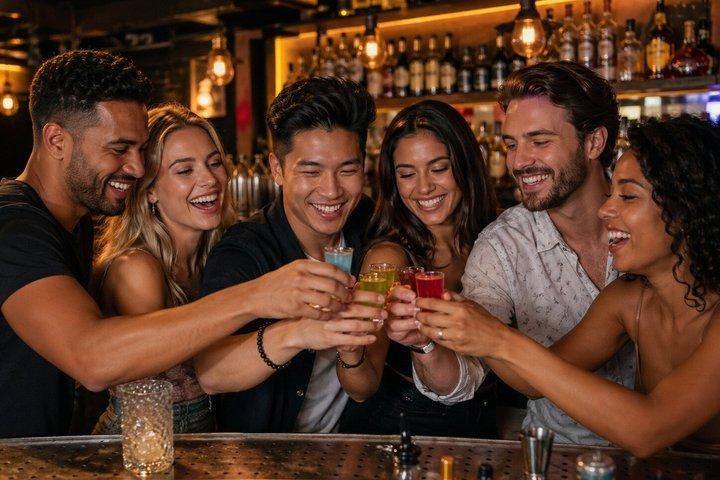 Paris Guided Pub Crawl with Bars Shots and Club Entry